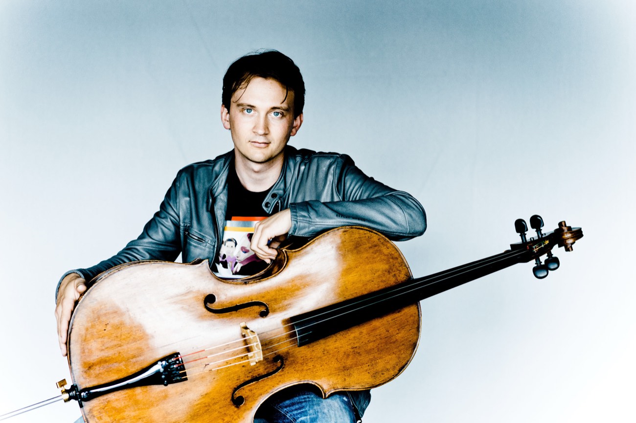 Benedict Kloeckner with his cello